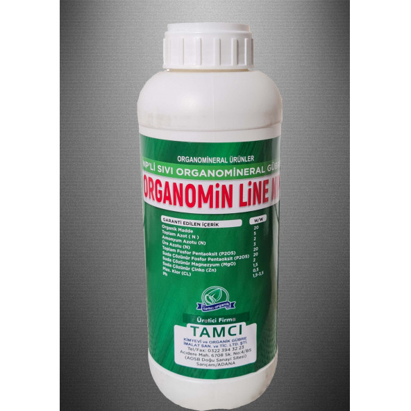 TAMCI - Organomin Line NP / 1LT Sıvı Organomineral Gübre