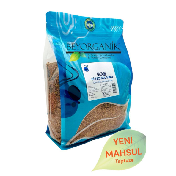 BEYORGANİK Organik Siyez Pilavlık Bulgur 2,5kg