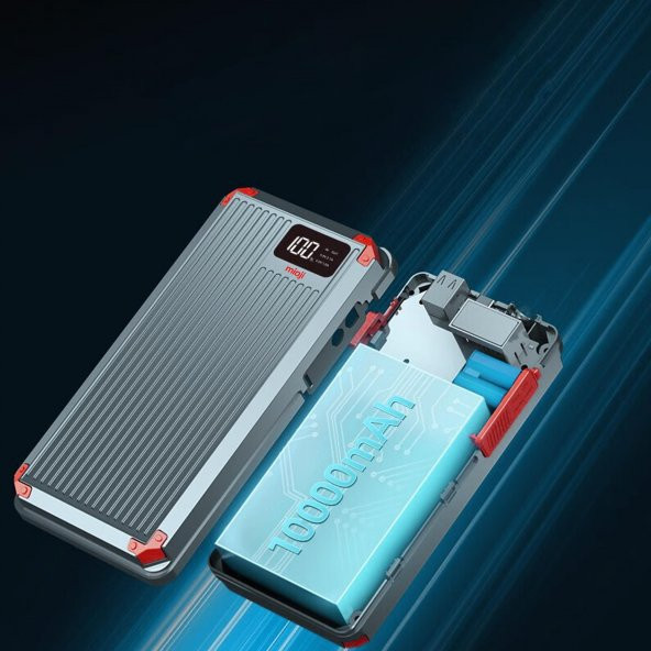 Mioji Mio D6H 20000mAh 3.7V 1200A Jump Starter LED Işıklı Hızlı Şarj Destekli Akü Takviye Cihazı - 11