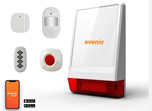 AV 03WF AVENİR Wifi Kablosuz Akıllı Alarm Seti