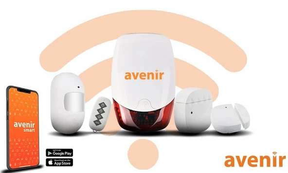 AV 03WF AVENİR Wifi Kablosuz Akıllı Alarm Seti - 2