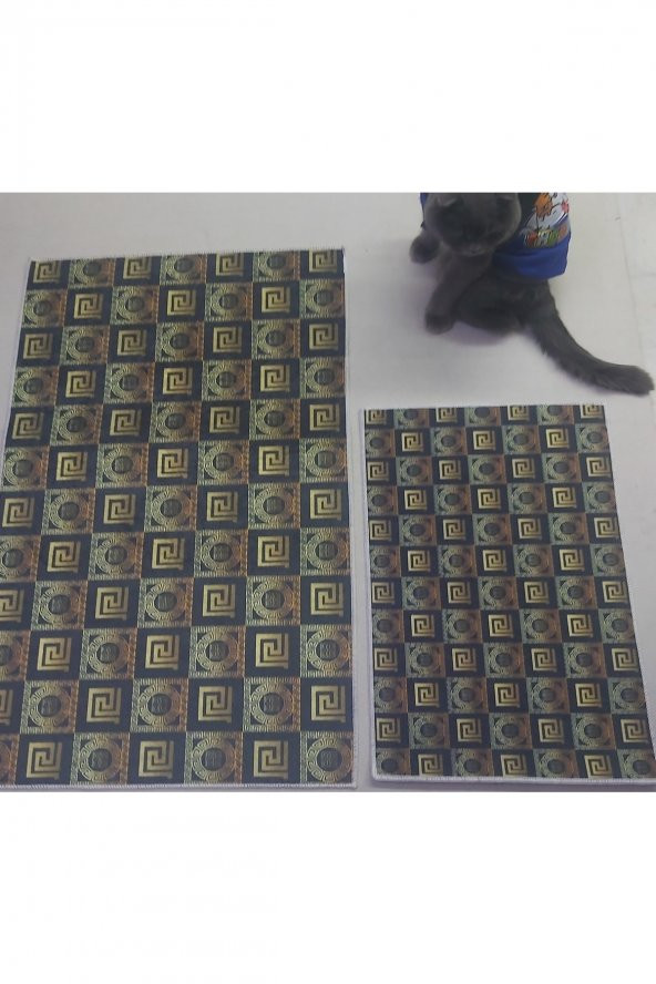 Banyo Paspas Lavabo 2 Parça Paspas Takımı - 2