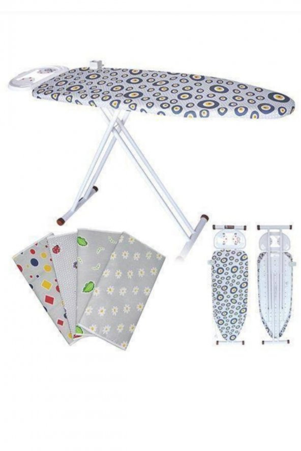 Ütü Masası Için Yanmaz Yapışmaz Kumaş Ütü Masası Örtüsü Şık Ütü Masası Koruyucu - 2