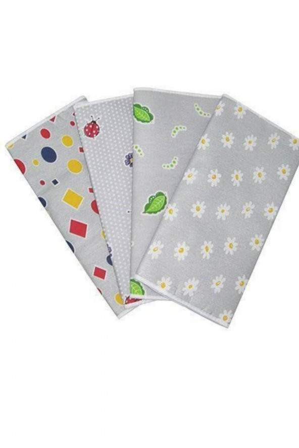 3 Adet Yanmaz Ütü Masası Örtüsü Süngerli - 3