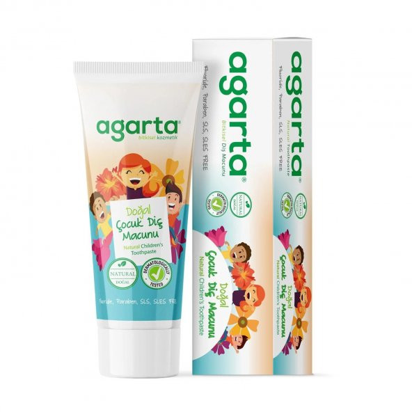 Agarta Çocuk Diş Macunu 75 Ml 4 Adet