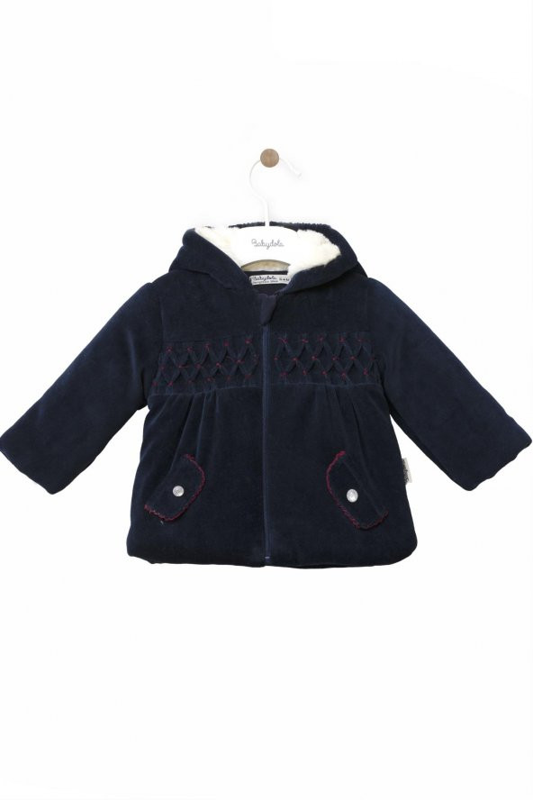 Babyhola 2.5 Tog Bebek Çocuk Kadife Kaban 12569 - 5