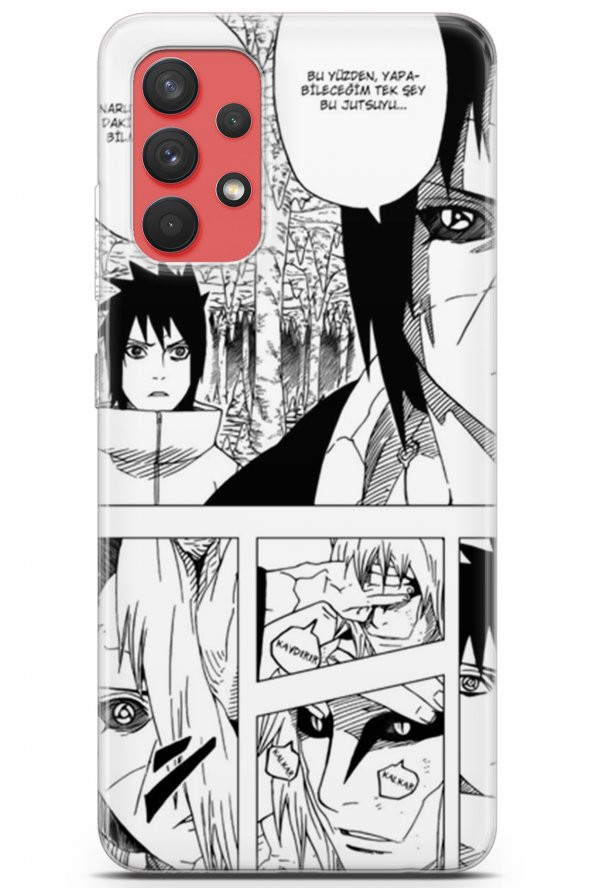 Samsung Galaxy A32 5G Uyumlu Kılıf Asian 06 Tpu Naruto Shippuuden - 1