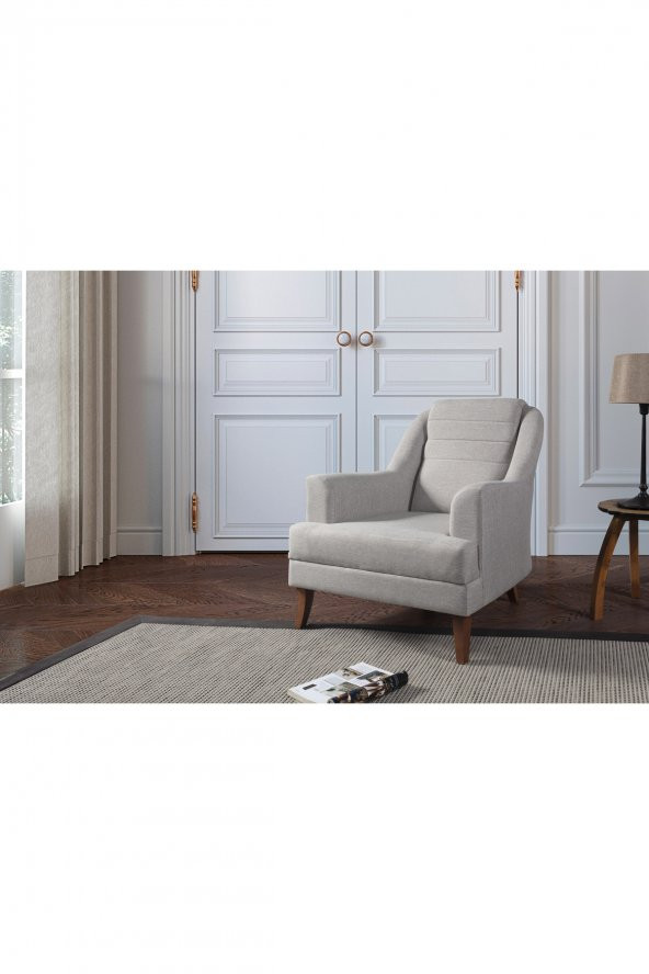 Perla Sofa Madrid Berjer Keten Krem