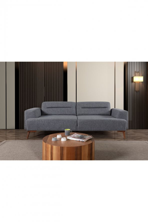 Perla Sofa Felty Yataklı Kanepe Gri