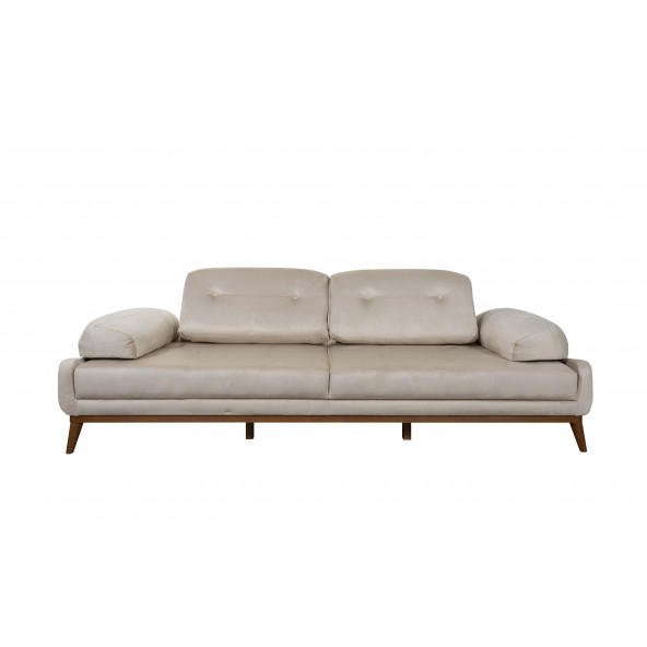 Perla Sofa Nelson Üçlü Koltuk Babyface Krem - 4