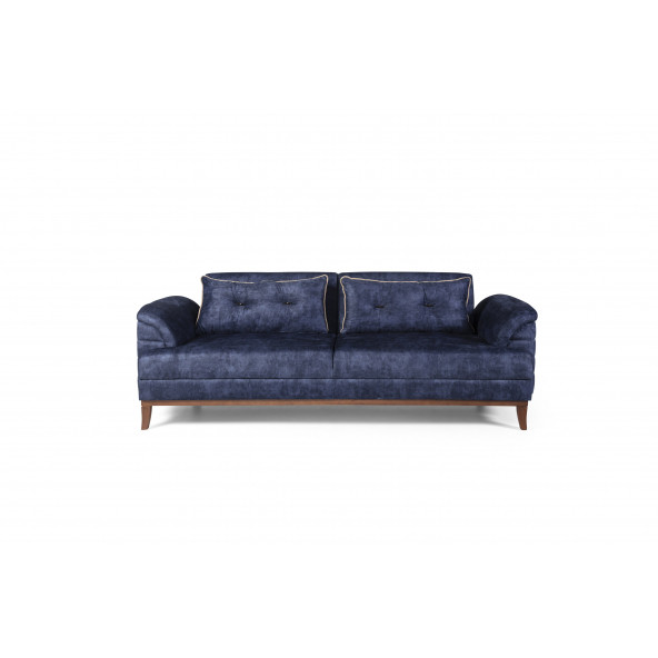 Perla Sofa Petra Üçlü Yataklı Koltuk Bora Lacivert - 3