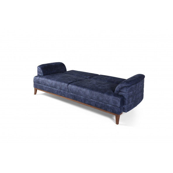 Perla Sofa Petra Üçlü Yataklı Koltuk Bora Lacivert - 4
