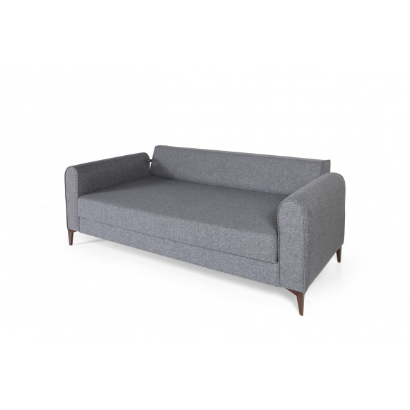 Perla Sofa Ferranti Yataklı Sandıklı Koltuk Takımı Açık Gri - 3
