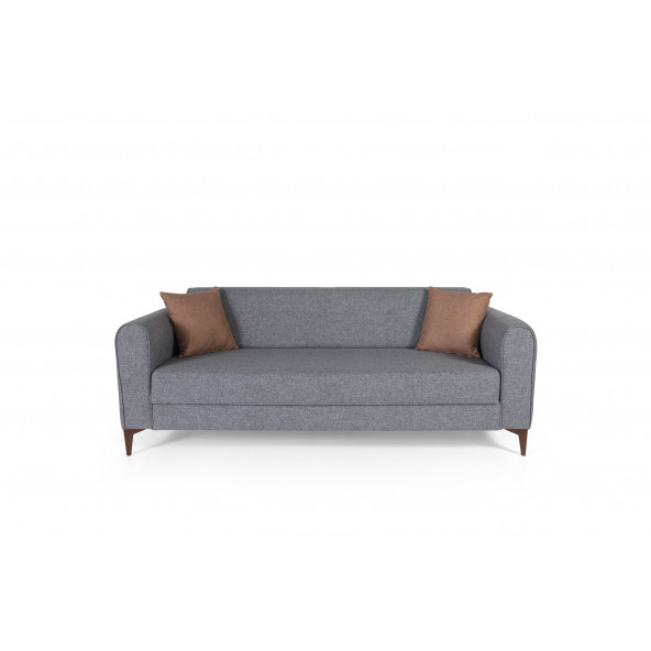 Perla Sofa Ferranti Yataklı Sandıklı Koltuk Takımı Açık Gri - 4