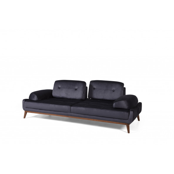 Perla Sofa Nelson Yataklı Koltuk Takımı Babyface Antrasit - 4