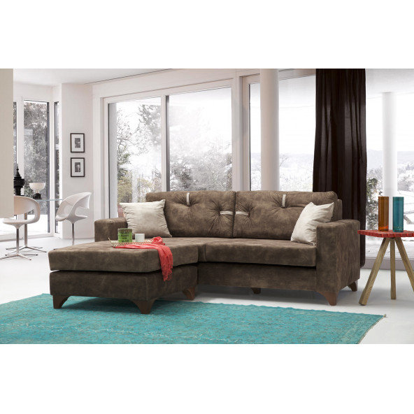 Perla Sofa Konfor Köşe Koltuk Takımı Kahve - 2