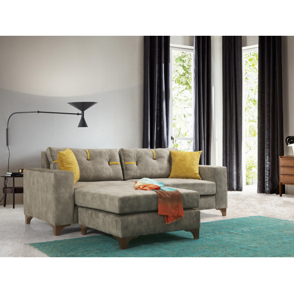 Perla Sofa Konfor Köşe Koltuk Takımı Vizon - 2