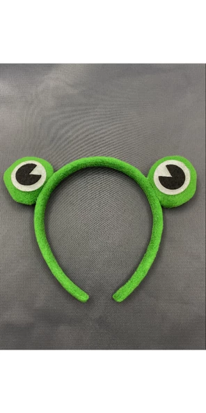 Yeşil Kurbağa Çocuk Taç