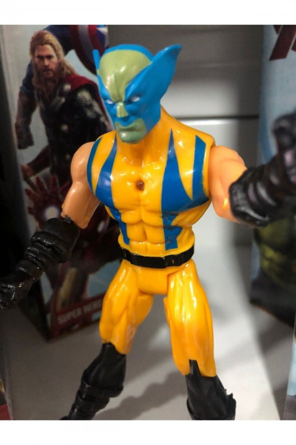 Wolverine Karakter Eklemli, Işıklı Figür Oyuncak 16 Cm X-men - 6