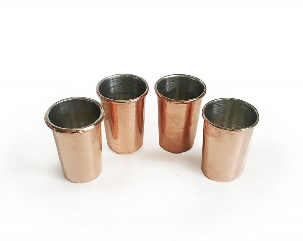 Shark Anatolia Bakır Shot Bardağı 30ml 4'lü Set - 6