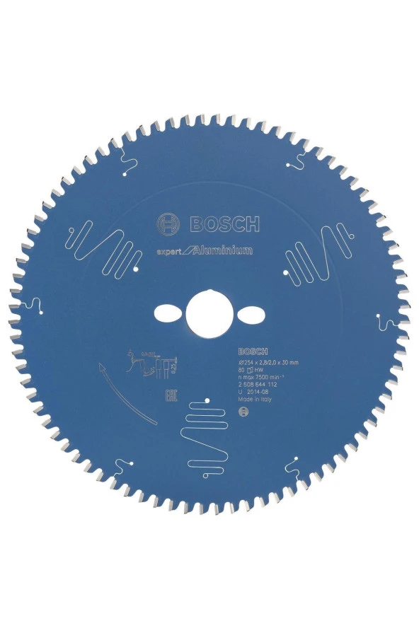 Bosch Expert Serisi Alüminyum Için 254*30 Mm 80 Diş Daire Testere Bıçağı - 2608644112