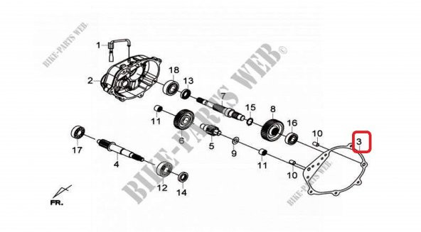 SYM GTS 250 İ - JOYMAX 250 İ - CRUİSYM 250 ŞANZIMAN KAPAK CONTA - 2