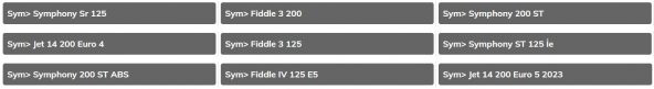 SYM JET 14 200 - SYMPHONY 125 - FIDDLE 125 SOL ARKA FREN MANETİ - 2