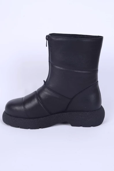 Riccardo Colli Z.235070 Siyah Kadın Deri Bot - 3