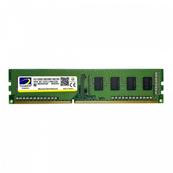 TwinMOS 12800U 8 GB DDR3 1600 MHz 1.5v 9dcqc04e Masaüstü Ram - 2
