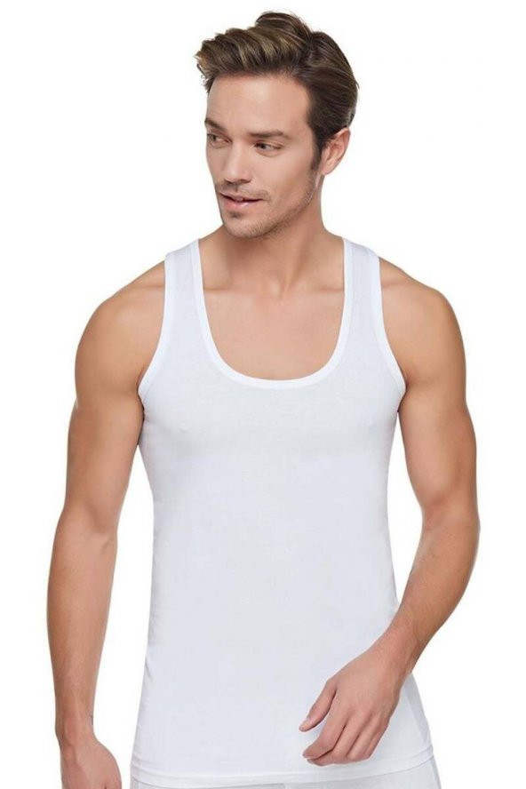 Tutku Penye Erkek Atlet 101 | Beyaz  Beyaz XXXL