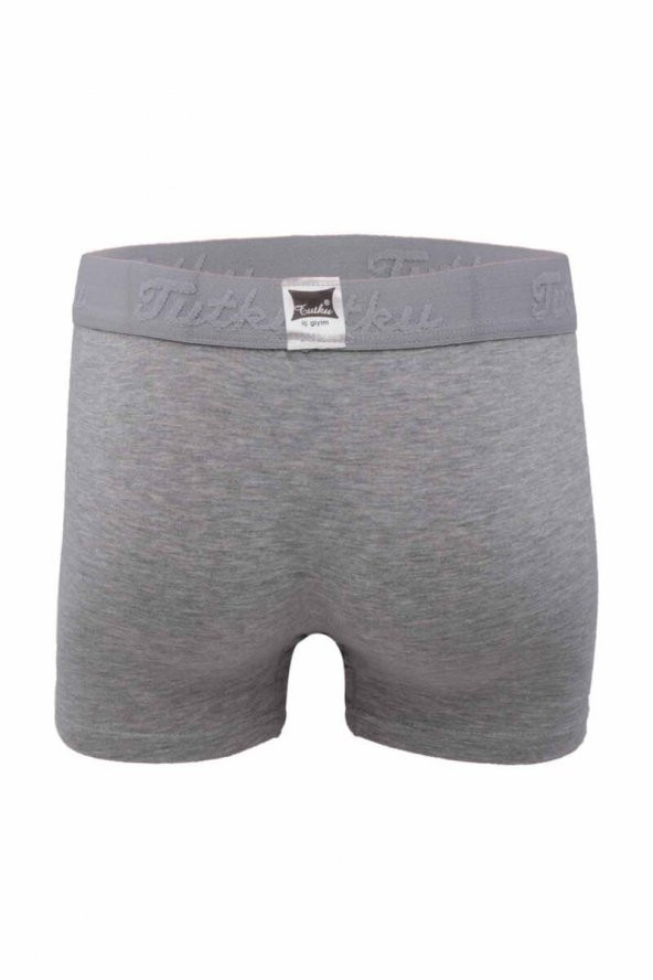 Tutku Elastan Boxer 114 | Gri  Gri L