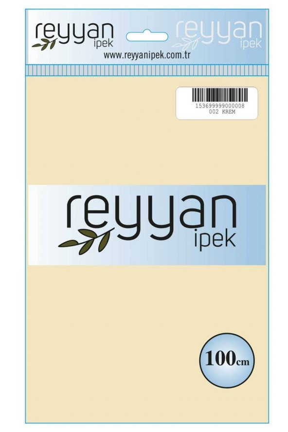 Reyyan Dikişsiz Düz Yazma 100 cm | Krem 002  002