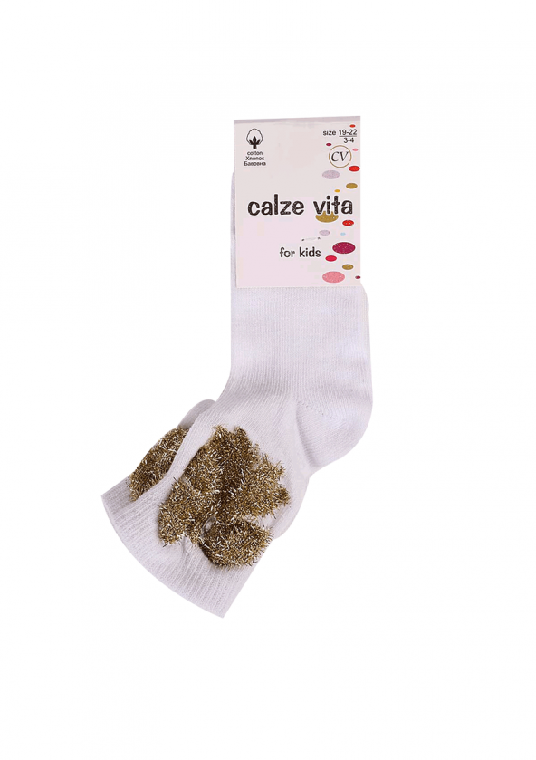 Calze Vita Soket Çorap 20079 | Beyaz  Beyaz 19-22