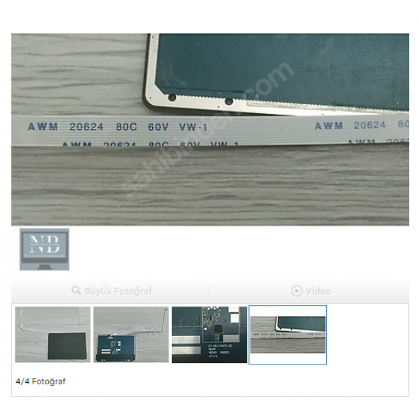 HOMETECH HT BOOK 14-232B , N1401A TOUCHPAD KABLO DAHİL - 4