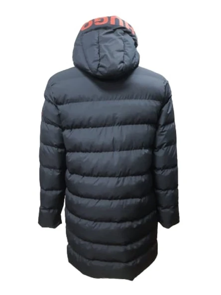 Hugo Boss H213983 Erkek Kapüşonlu Spor Şişme Kaban - Resim 6