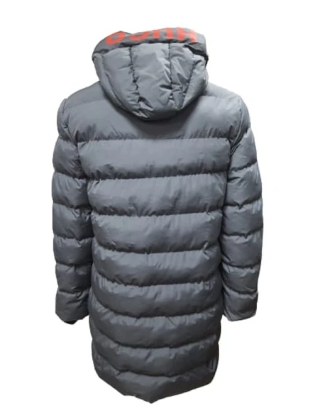 Hugo Boss H213983 Erkek Kapüşonlu Spor Şişme Kaban - Resim 3