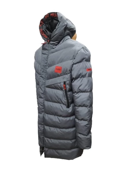 Hugo Boss H213983 Erkek Kapüşonlu Spor Şişme Kaban - 2
