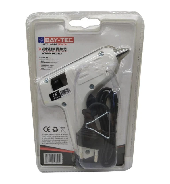 Bay-Tec Mum Silikon Tabancası İnce 20W  MK0432 - 3