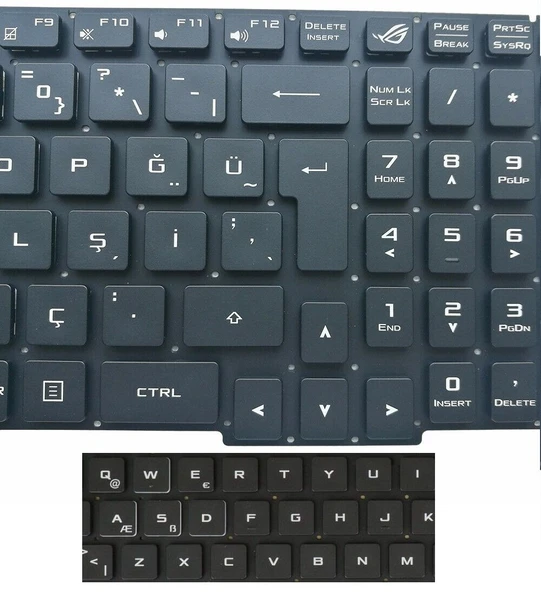 Asus FX553VE-DM407 Klavye Işıklı
