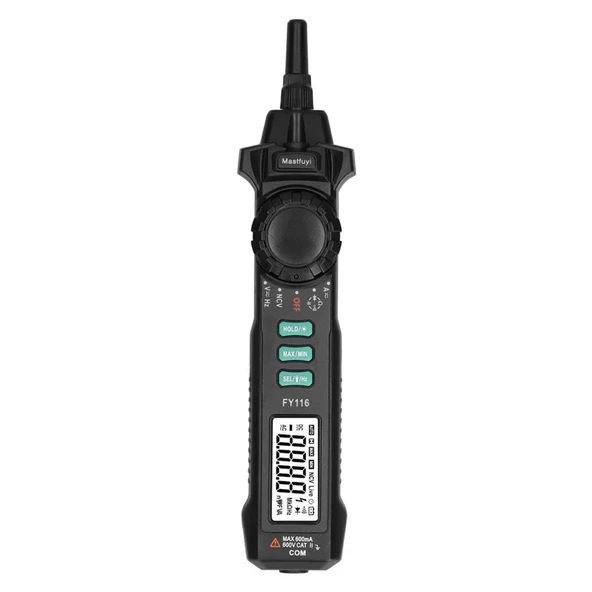 Powermaster Fy116 Digital Multimetre Ölçü Aleti Dijital Voltaj Tespit Ölçüm Cihazı