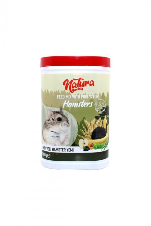 Feed Mıx Wıth Fruıtsfor Hamsters 1000 gr