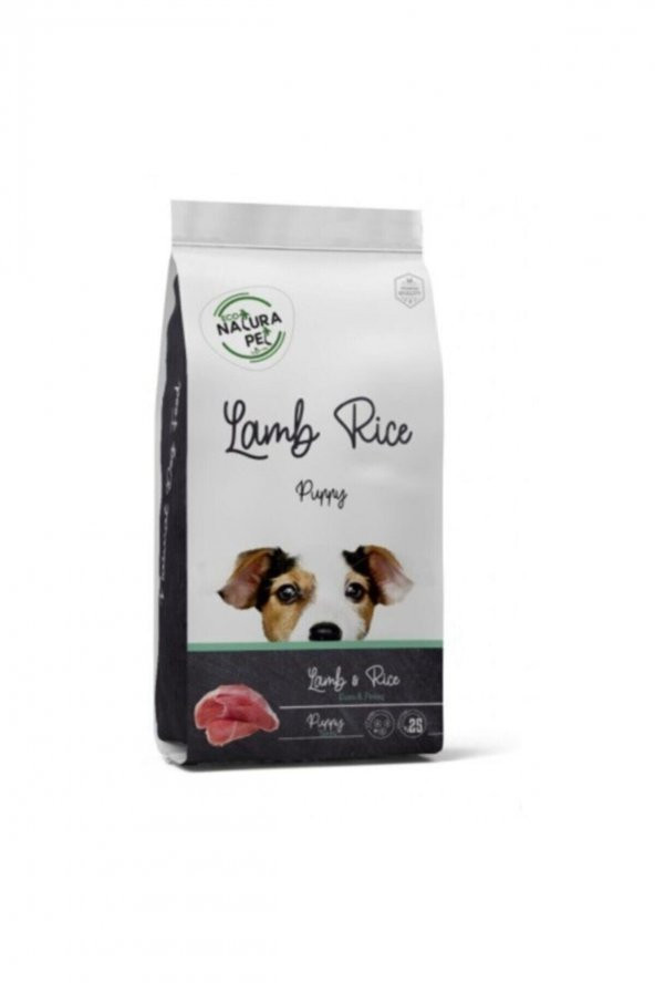 Natura Kuzu Etli Ve Pirinçli Yavru Köpek Maması 15 Kg