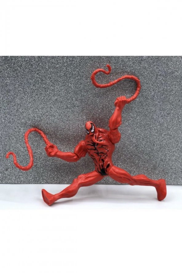 Venom Oyuncak 17 Cm Işıklı The Amazing Spider-man Figür Karakter Kırmızı