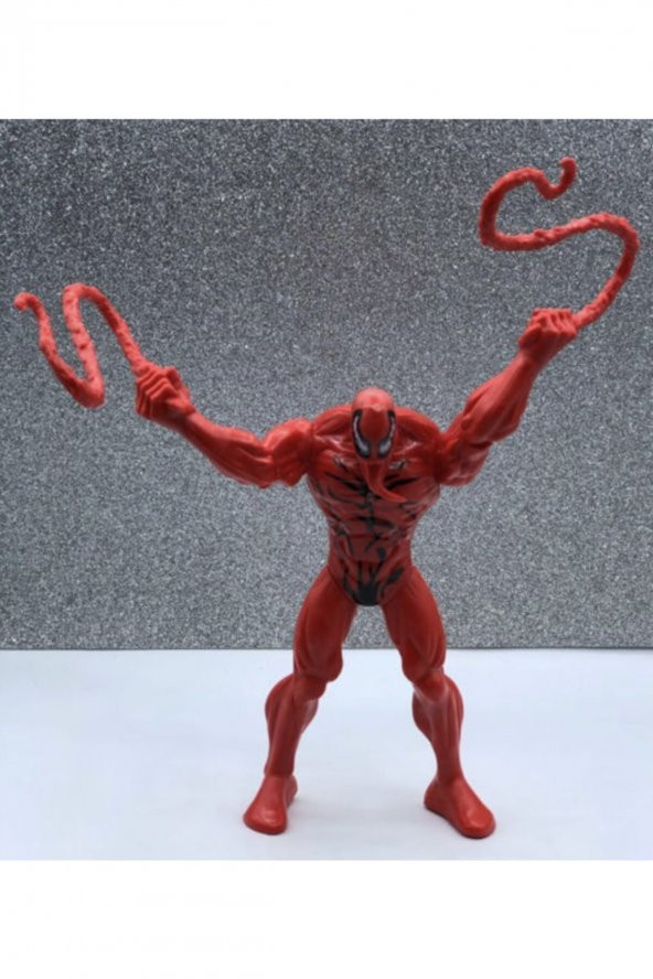 Venom Oyuncak 17 Cm Işıklı The Amazing Spider-man Figür Karakter Kırmızı - 2