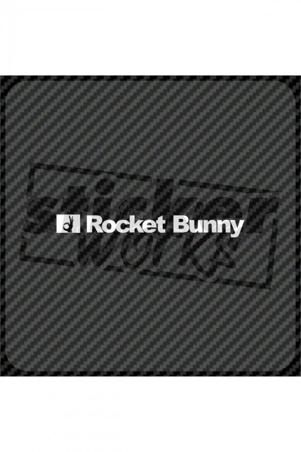 Sticker Works  Rocket Bunny Sticker