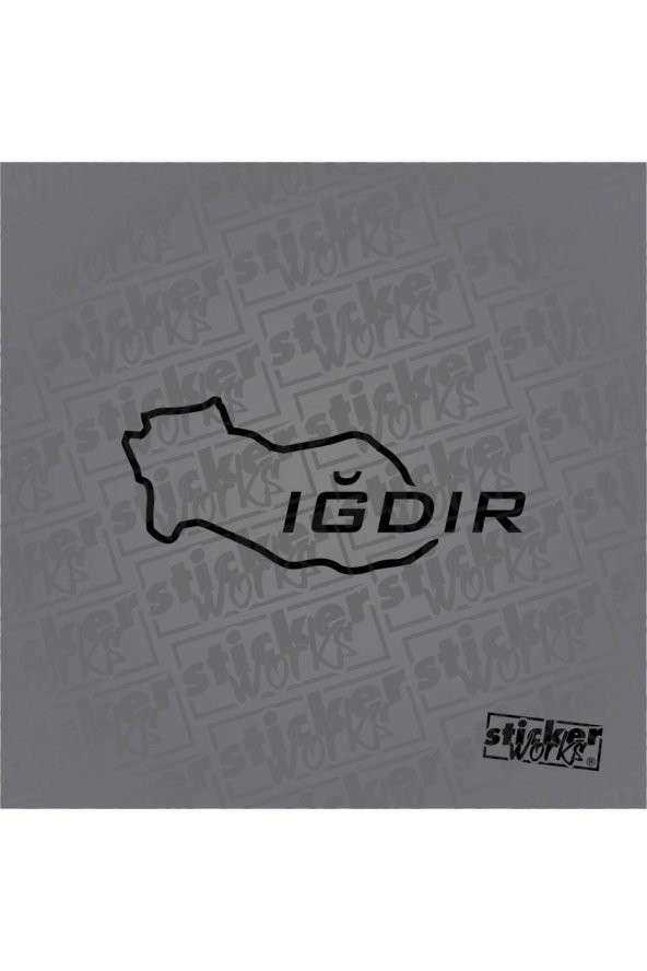 Sticker Works  Iğdır Harita Sticker