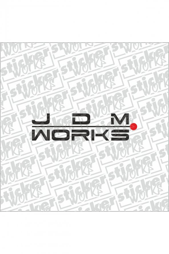 Sticker Works  Jdm Works Sticker