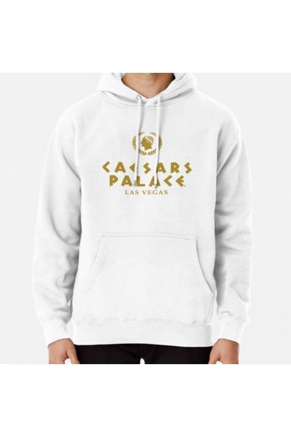 BEST SELLER caesars palace Merchandise Beyaz Kapşonlu Sweatshirt Hoodie - 1