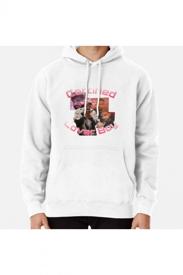 Certified Lover Boy BBL Drake Beyaz Kapşonlu Sweatshirt Hoodie