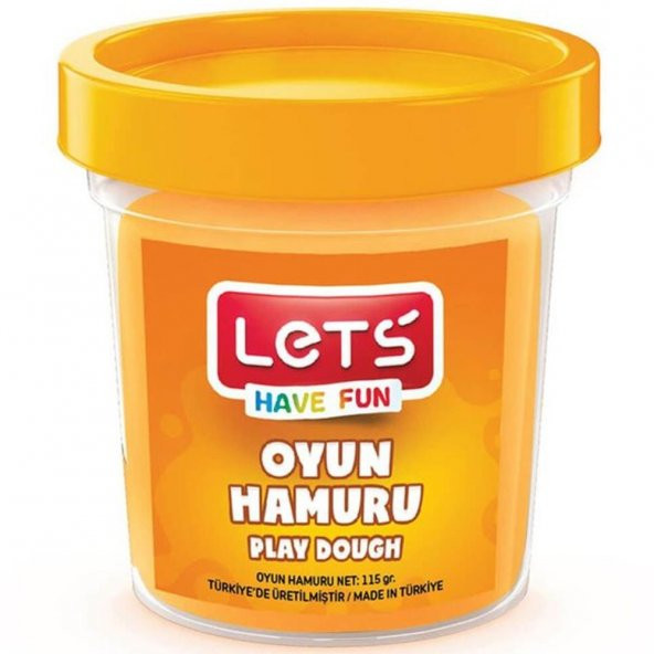 Lets Oyun Hamuru Tek Renk Turuncu 115 GR L8440-8